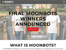 Tablet Screenshot of moonbots.org